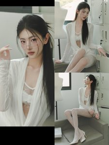 晚提（新疆混血小学妹）可爱 时尚 性感大方 美腿 美胸 - 男吸